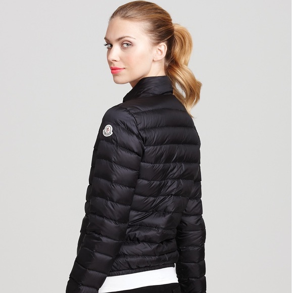 moncler short black jacket